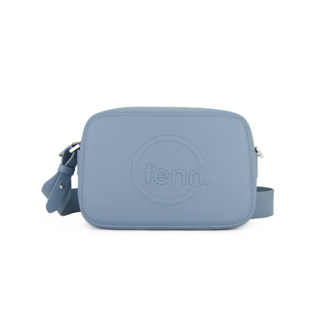 TURQUOISE purse with silver chain strap