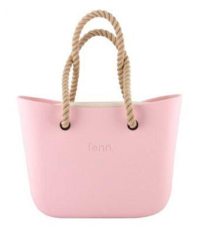 Original PINK with beige canvas inner and rope handles
