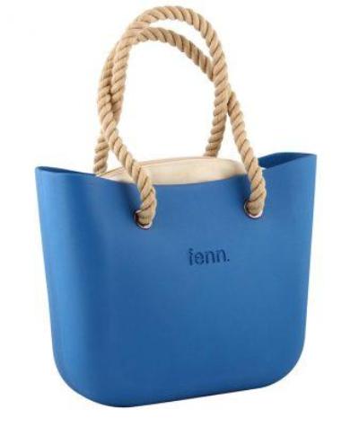 Original BLUE with beige canvas inner and rope handles