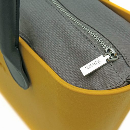 Original MUSTARD YELLOW with charcoal canvas inner and charcoal handles