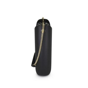 Elegant Fenn in Black with patterned inner and chain handles