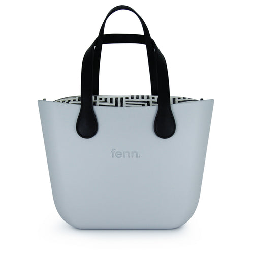 Original LIGHT BLUE with black and white patterned inner and black handles