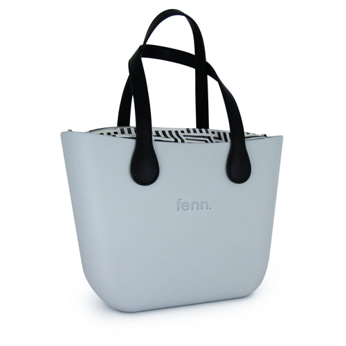 Original LIGHT BLUE with black and white patterned inner and black handles