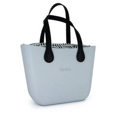 Original LIGHT BLUE with black and white patterned inner and black handles