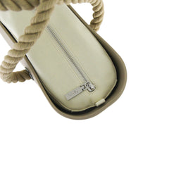 Original STONE with beige canvas inner and rope handles