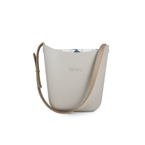 Elegant Mushroom with patterned inner and stone handles