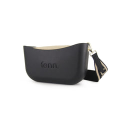 Classic BLACK with beige inner and black strap