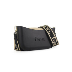 Classic BLACK with beige inner and black strap