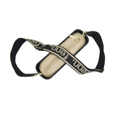 Classic BLACK with beige inner and black strap