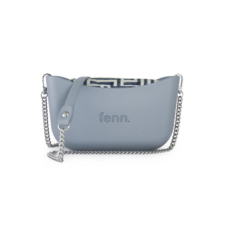 Classic LIGHT PINK with patterned inner and silver chain strap