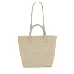 Weave Bag in Beige and White