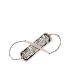 Classic LIGHT PINK with patterned inner and silver chain strap