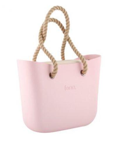 Original PINK with beige canvas inner and rope handles