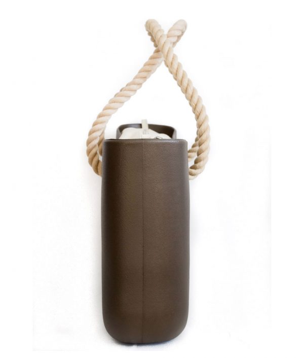 Original BROWN with beige canvas inner and rope handles